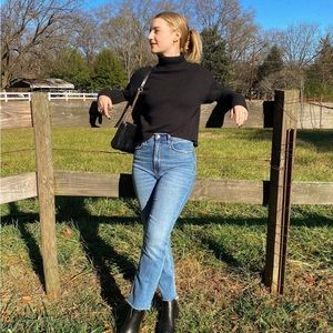 Abercrombie curve love ankle straight ultra high rise jeans 26 regular